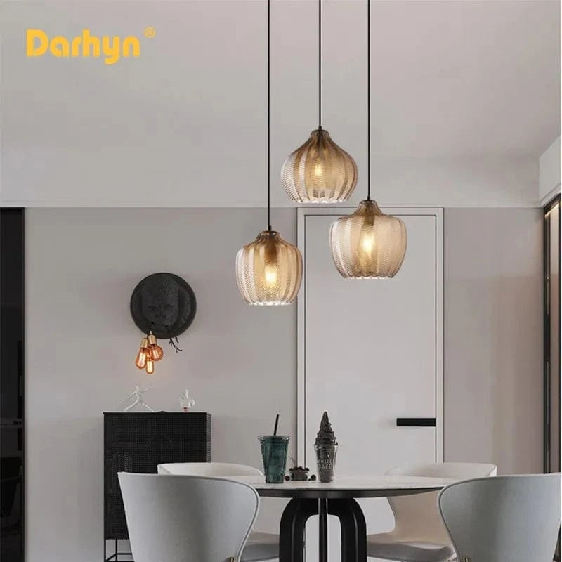 Lampe LED Suspendue en Verre Moderne | Marco Lucetti