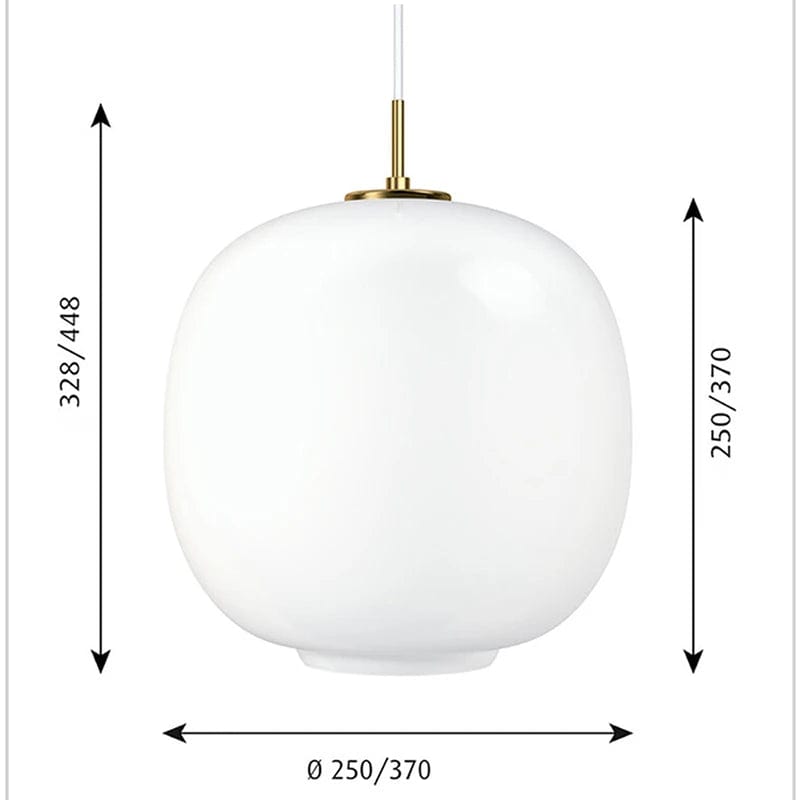 Lampe LED Suspendue en Verre Nordique en Fer - Décoration Intérieure | Marco Lucetti