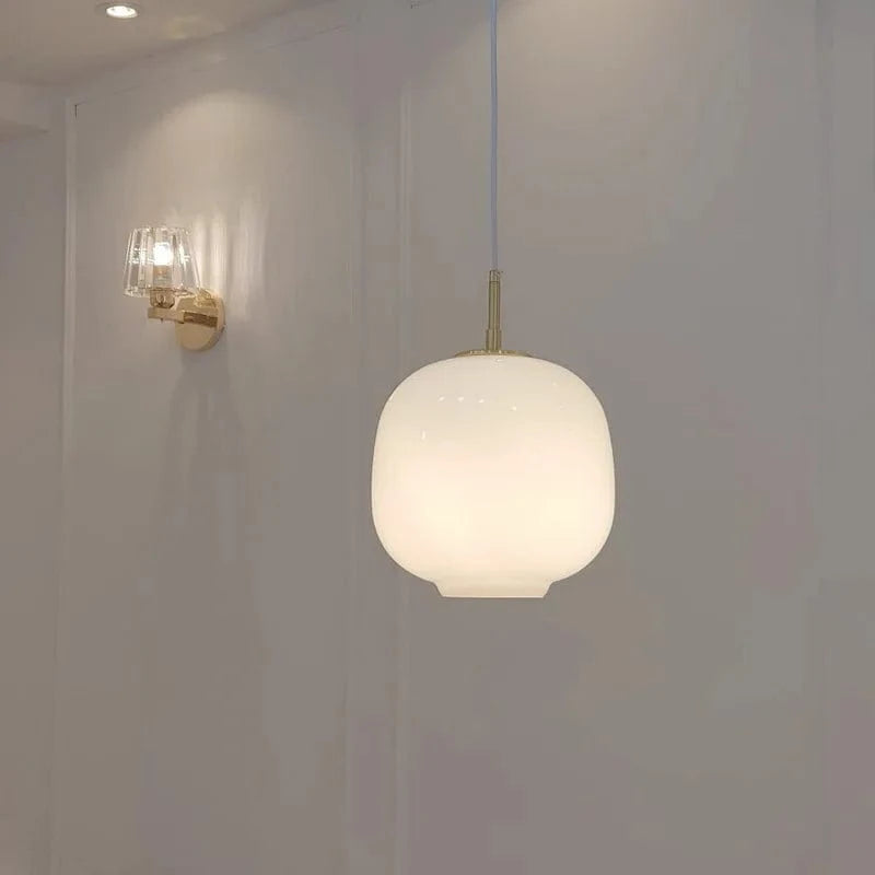 Lampe LED Suspendue en Verre Nordique en Fer - Décoration Intérieure | Marco Lucetti