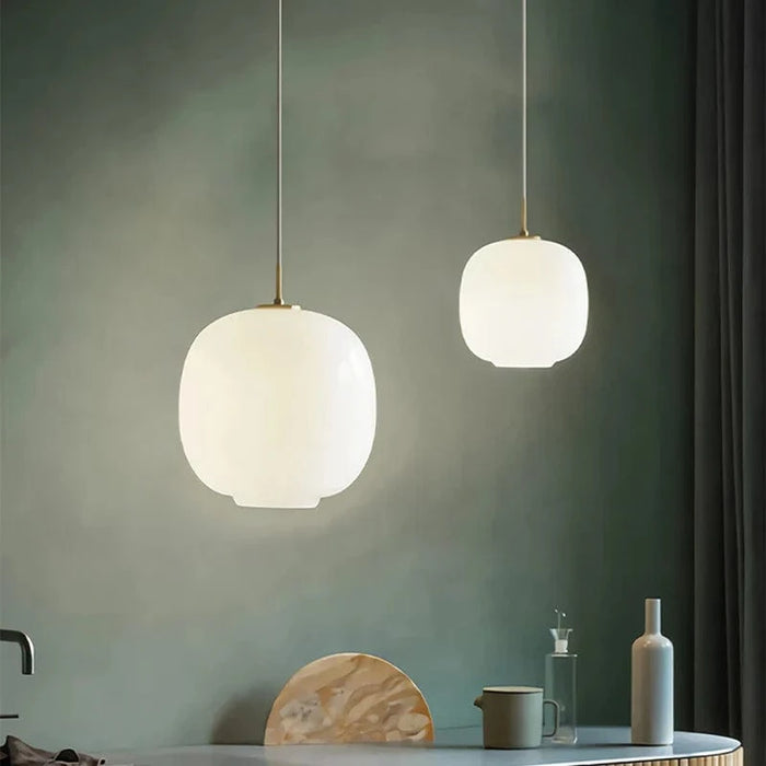 Lampe LED Suspendue en Verre Nordique en Fer - Décoration Intérieure | Marco Lucetti