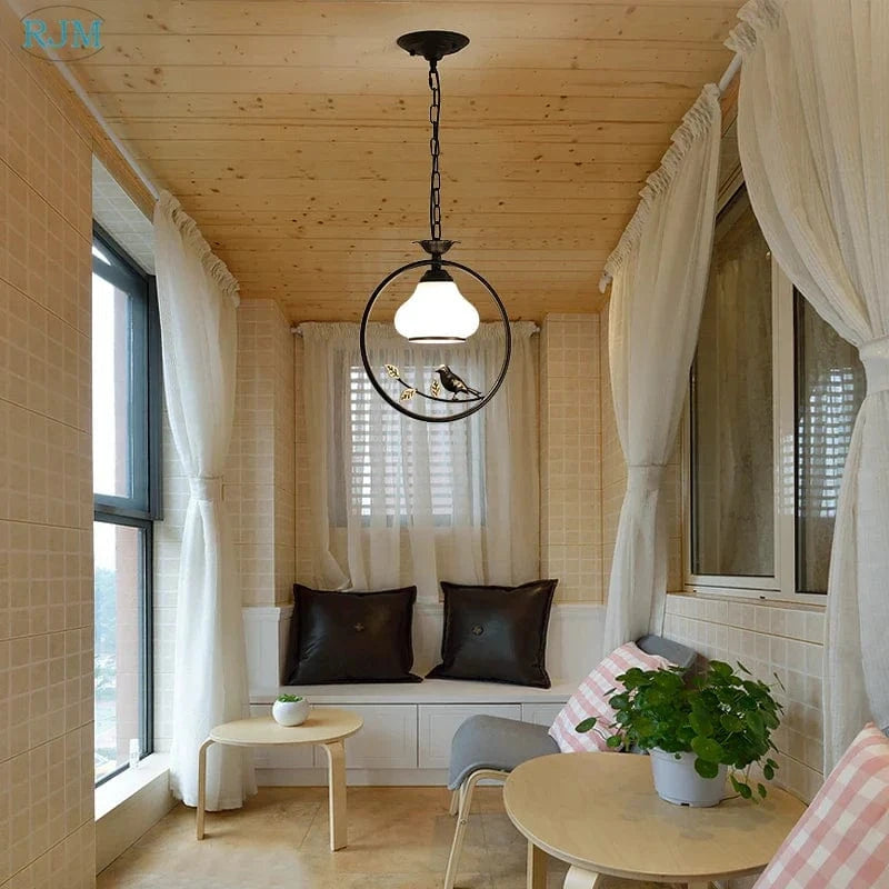 Lampe LED Suspendue - Fer Simple - Déco Intérieur | Marco Lucetti Noir