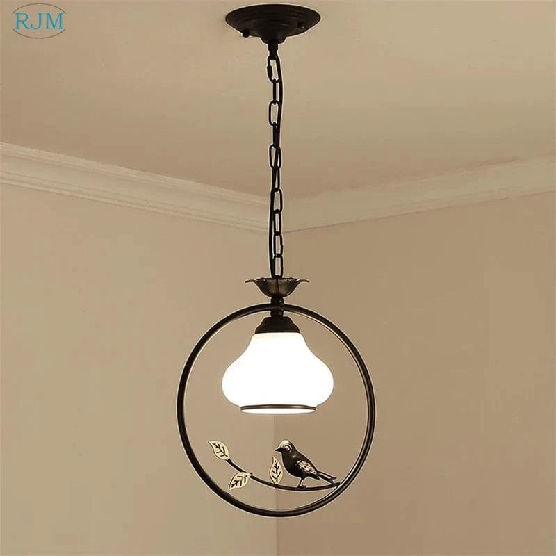 Lampe LED Suspendue - Fer Simple - Déco Intérieur | Marco Lucetti Noir
