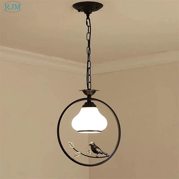 Lampe LED Suspendue - Fer Simple - Déco Intérieur | Marco Lucetti Noir