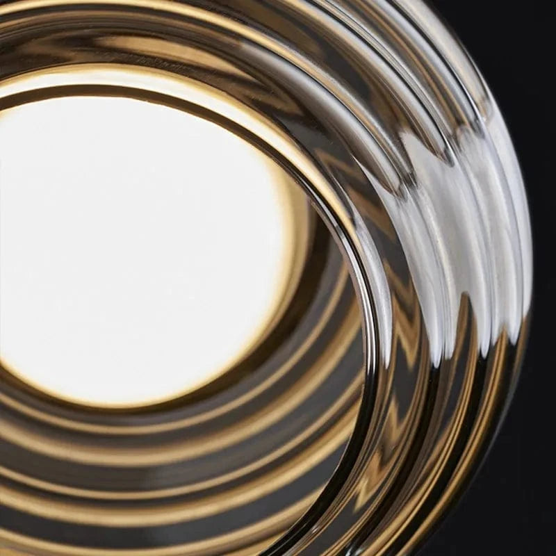 Lampe LED Suspendue Gris Fumé Moderne - 1/3 Têtes | Marco Lucetti