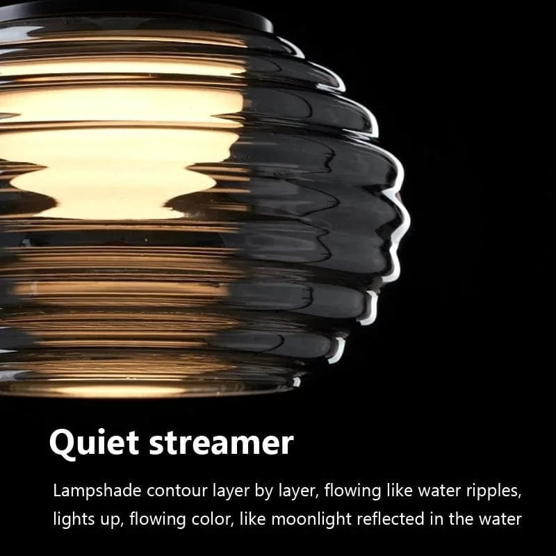 Lampe LED Suspendue Gris Fumé Moderne - 1/3 Têtes | Marco Lucetti