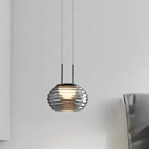 Lampe LED Suspendue Gris Fumé Moderne - 1/3 Têtes | Marco Lucetti