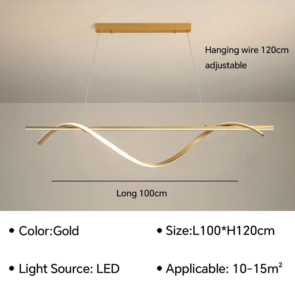 Lampe LED Suspendue Luxe - Design Moderne - Luminaire Décoratif Haut de Gamme - Idéal pour Hôtel | Marco Lucetti