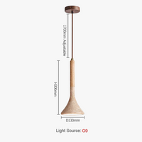 Suspension LED Nordic Marble Wabi-Sabi