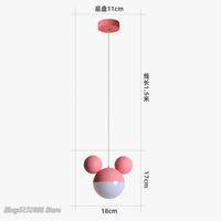 Lampe LED suspendue Mickey pour soin des yeux des enfants.
