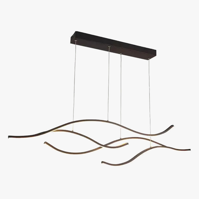 Lustre LED minimaliste moderne avec Télécommande Intelligente