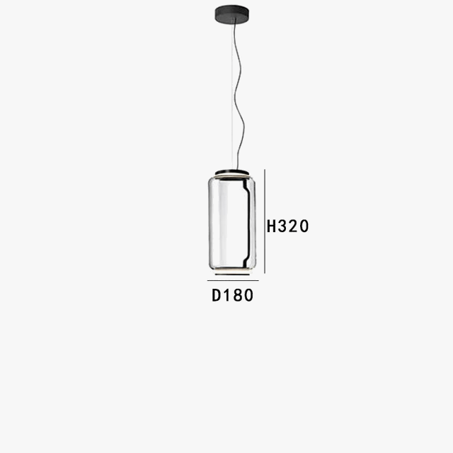 Lampe LED Suspendue Moderne en Verre | Marco Lucetti