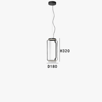 Lampe LED Suspendue Moderne en Verre | Marco Lucetti
