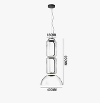 Lampe LED Suspendue Moderne en Verre | Marco Lucetti