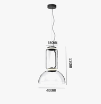 Lampe LED Suspendue Moderne en Verre | Marco Lucetti