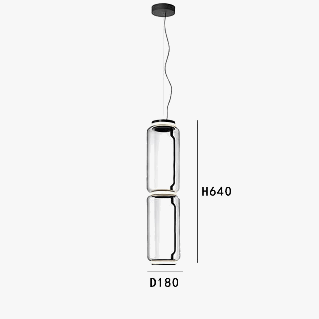 Lampe LED Suspendue Moderne en Verre | Marco Lucetti