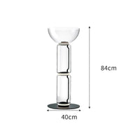 Lampe LED Suspendue Moderne en Verre | Marco Lucetti Lampadaire B / Blanc froid