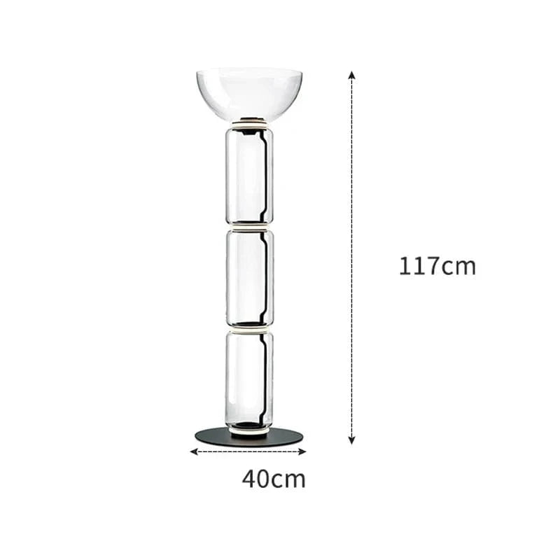 Lampe LED Suspendue Moderne en Verre | Marco Lucetti Lampadaire C / Blanc froid