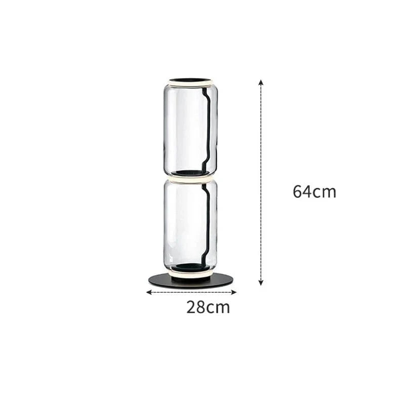 Lampe LED Suspendue Moderne en Verre | Marco Lucetti Lampadaire F / Blanc froid