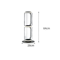 Lampe LED Suspendue Moderne en Verre | Marco Lucetti Lampadaire F / Blanc froid