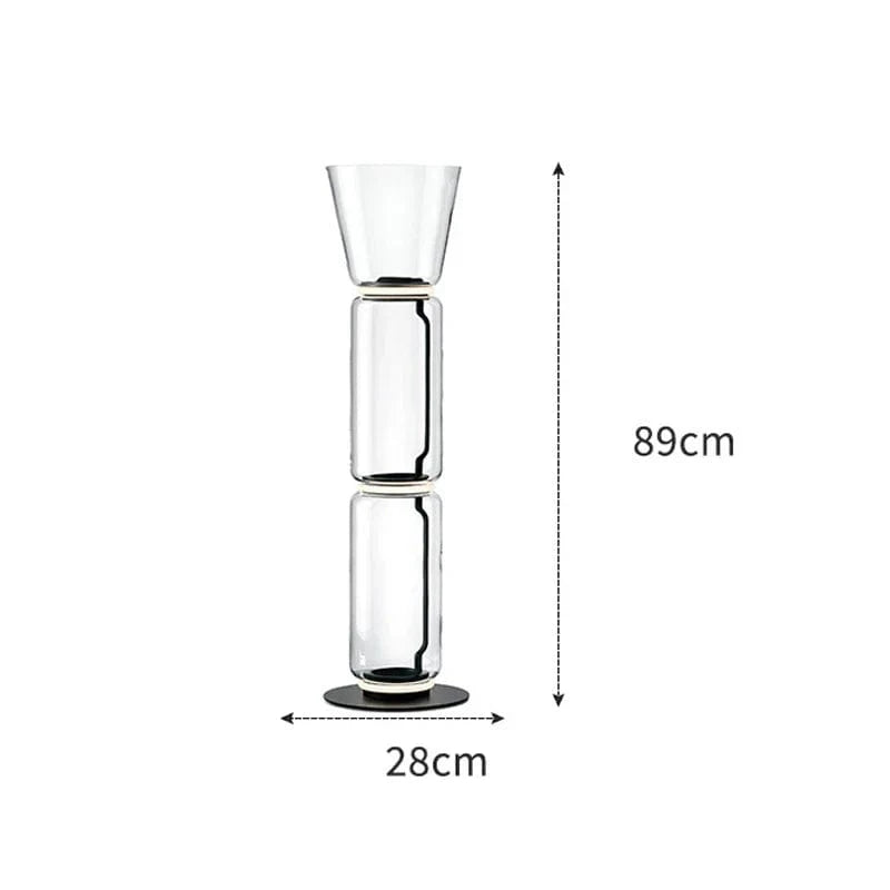 Lampe LED Suspendue Moderne en Verre | Marco Lucetti Lampadaire K / Blanc froid