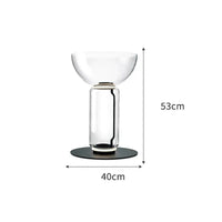 Lampe LED Suspendue Moderne en Verre | Marco Lucetti Un lampadaire / Blanc froid