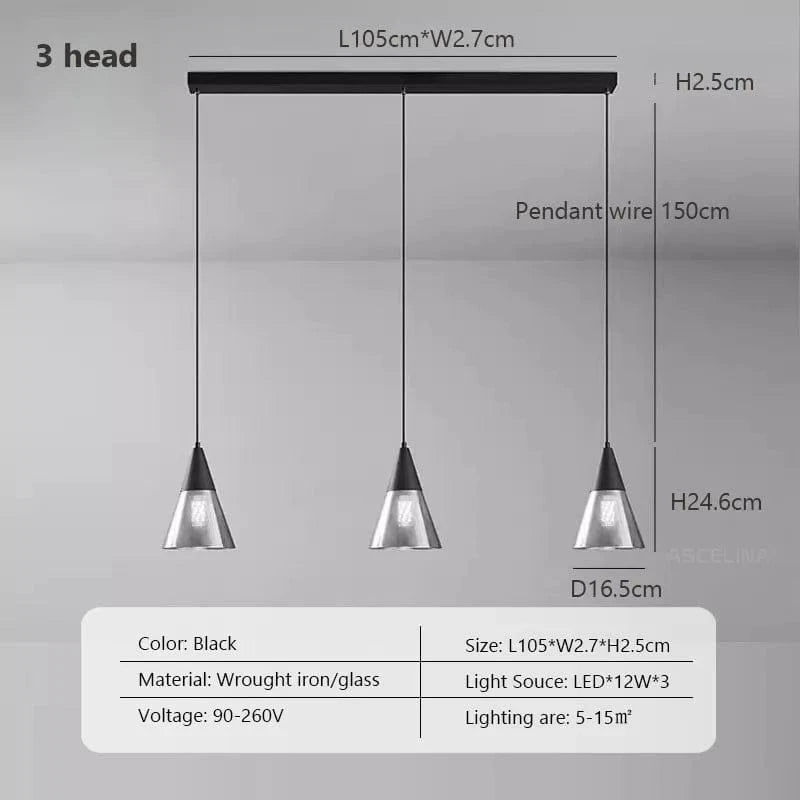 Lampe LED Suspendue Moderne pour Décor Intérieur | Marco Lucetti B / Blanc froid