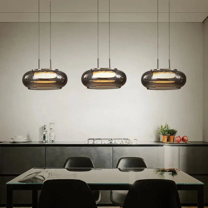 Lampe LED Suspendue Nordique en Verre avec Cordon Réglable pour une Décoration Intérieure | Marco Lucetti