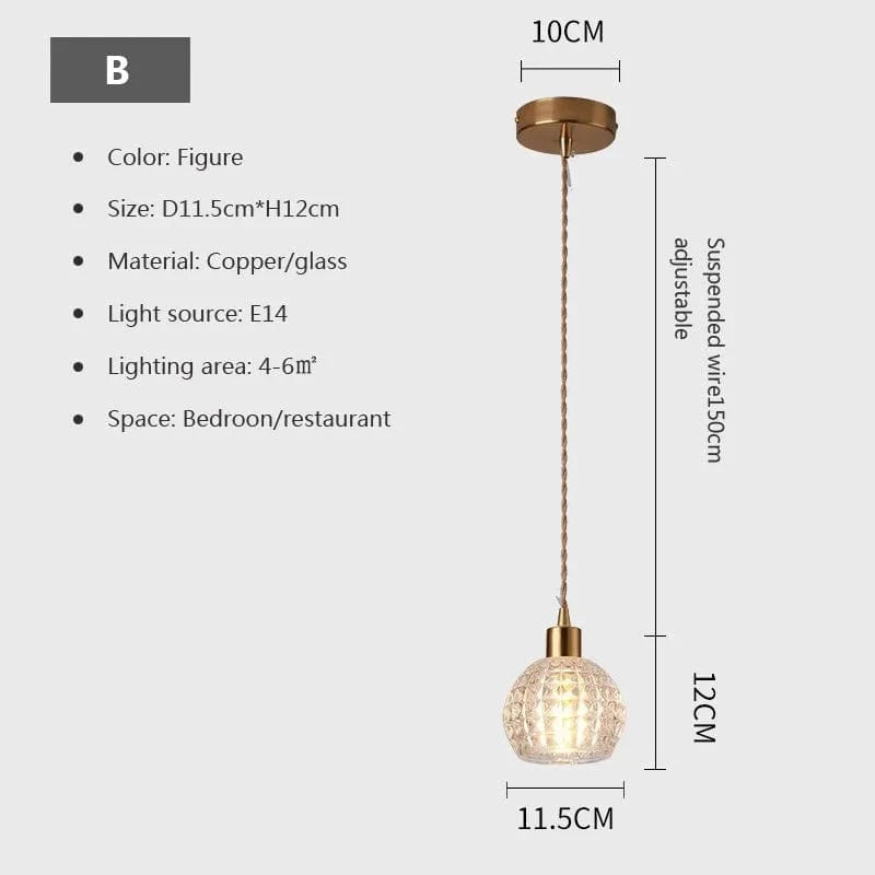 Lampe LED Suspendue Nordique Moderne Épurée | Marco Lucetti PL846B / Blanc chaud