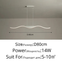 Lampe LED suspendue nordique : un luminaire décoratif idéal pour restaurants | Marco Lucetti
