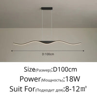 Lampe LED suspendue nordique : un luminaire décoratif idéal pour restaurants | Marco Lucetti