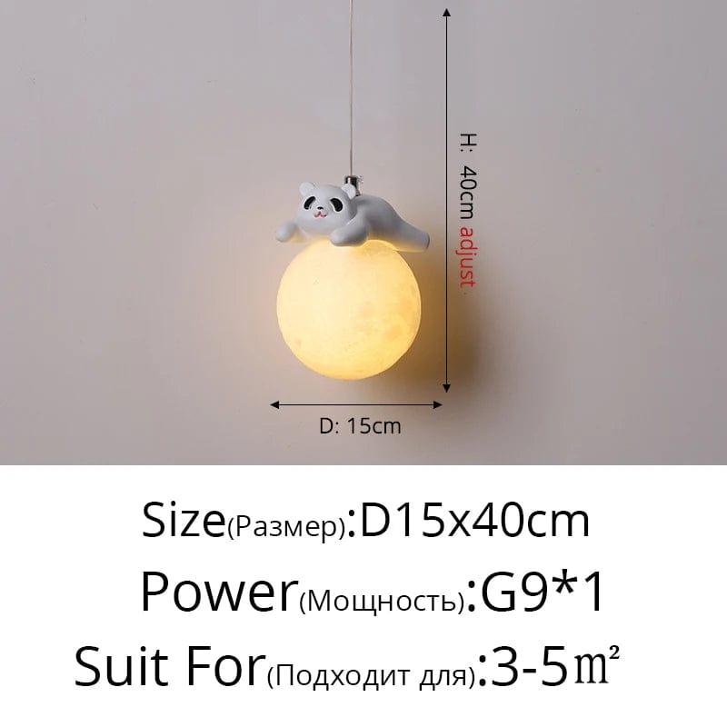 Lampe LED suspendue Ours Mignon | Marco Lucetti
