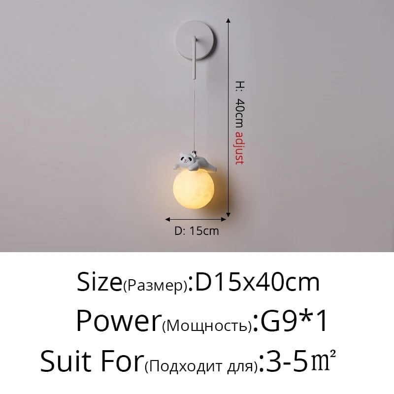 Lampe LED suspendue Ours Mignon | Marco Lucetti