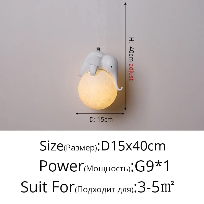 Lampe LED suspendue Ours Mignon | Marco Lucetti