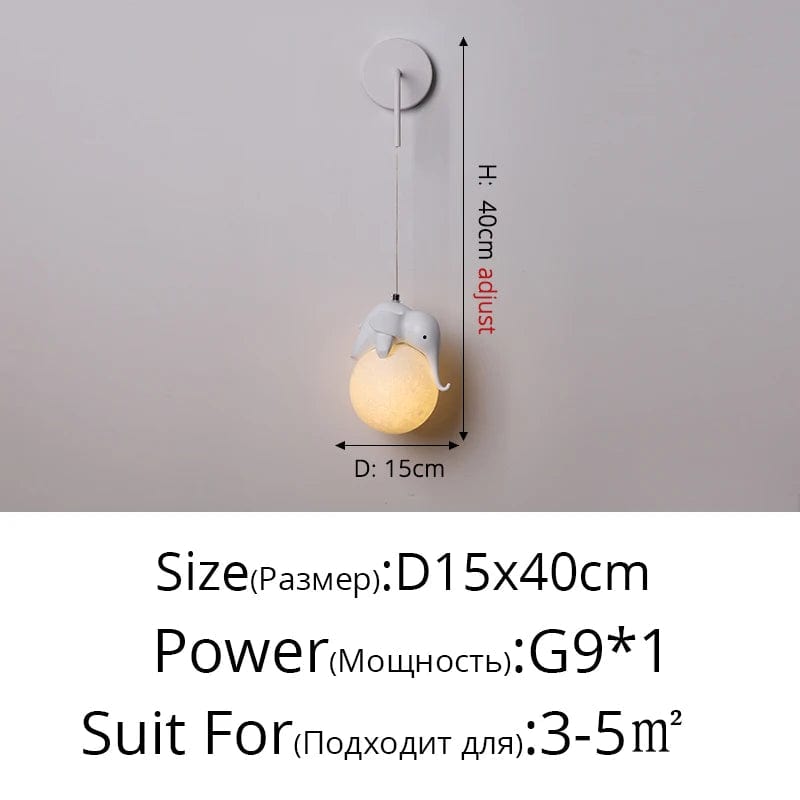 Lampe LED suspendue Ours Mignon | Marco Lucetti