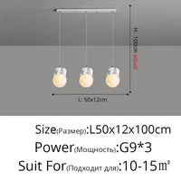 Lampe LED suspendue Ours Mignon | Marco Lucetti C 3 Têtes / Trois couleurs
