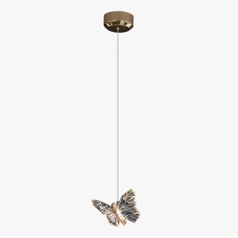 Suspension LED papillon design nordique moderne pour une décoration intérieure tendance