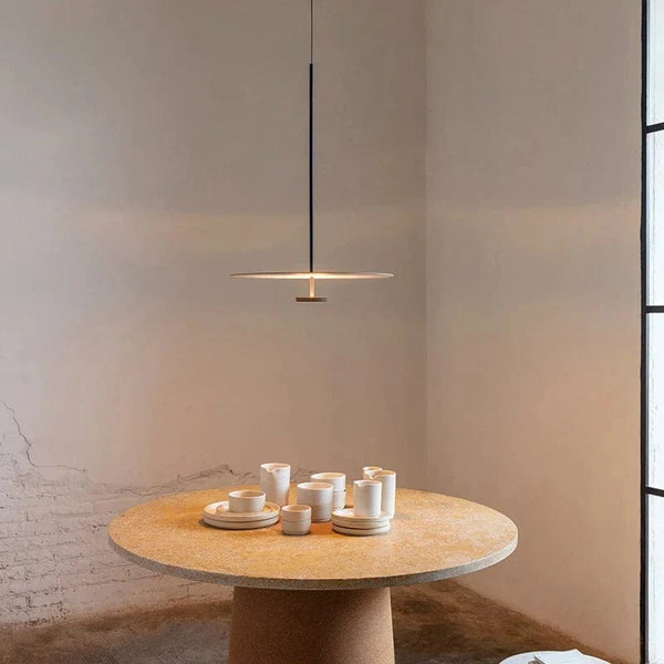 Lampe LED suspendue ronde en métal au design moderne et créatif | Marco Lucetti