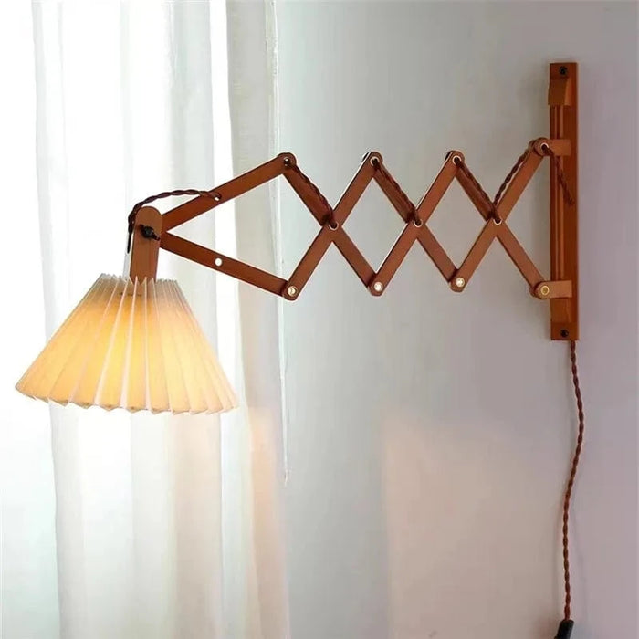 Lampe LED télescopique Sax - Design japonais en bois, idéal pour décoration d'intérieur | Marco Lucetti