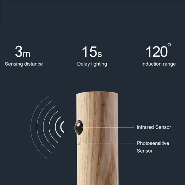 Lampe LED USB Bois Rechargeable | Marco Lucetti