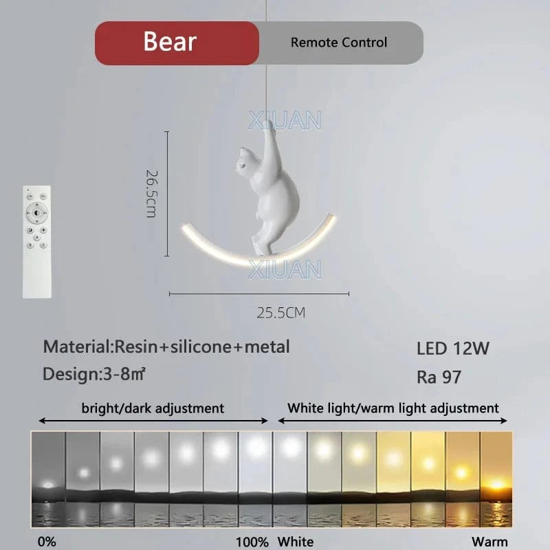 Lampe Licorne Suspendue | Marco Lucetti Ours RC Gradation