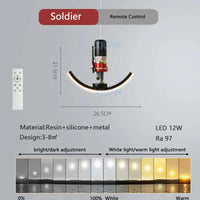 Lampe Licorne Suspendue | Marco Lucetti Soldat RC Gradation