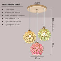 Lampe Macaron Pétale LED Moderne pour Salle à Manger et Balcon | Marco Lucetti PL852 C Chiffre Clair / Blanc froid