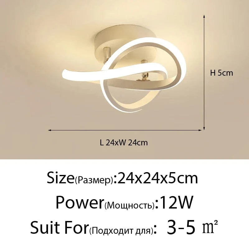 Lampe moderne LED pour un éclairage direct et polyvalent | Marco Lucetti Style B blanc / 3 couleurs pas de télécommande