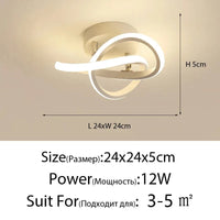 Lampe moderne LED pour un éclairage direct et polyvalent | Marco Lucetti Style B blanc / 3 couleurs pas de télécommande