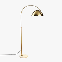 Lampadaire Arc en Métal Chromé Minimaliste Modern.