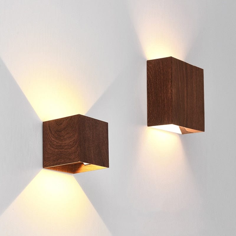 Lampe Murale Bois - Cubix | Marco Lucetti