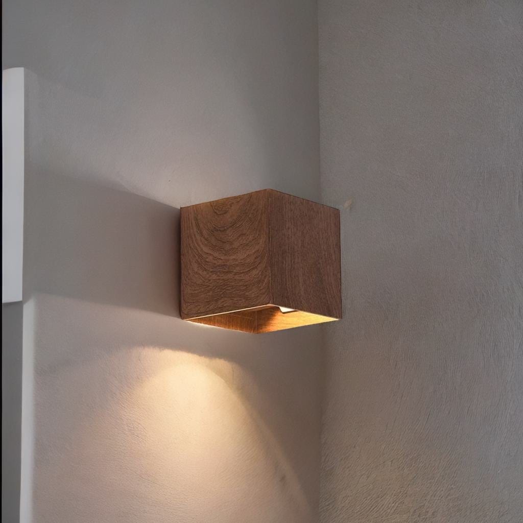Lampe Murale Bois - Cubix | Marco Lucetti