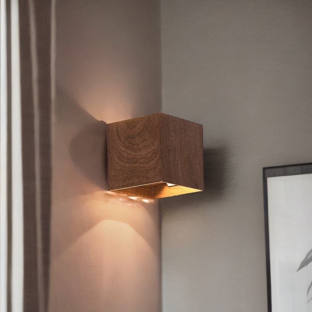 Lampe Murale Bois - Cubix | Marco Lucetti
