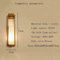 Lampe murale chinoise élégante pour éclairer votre intérieur | Marco Lucetti 1 jeu sans ampoule / CHINE