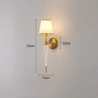 Lampe murale cristal rétro : illumination chic pour votre intérieur | Marco Lucetti A